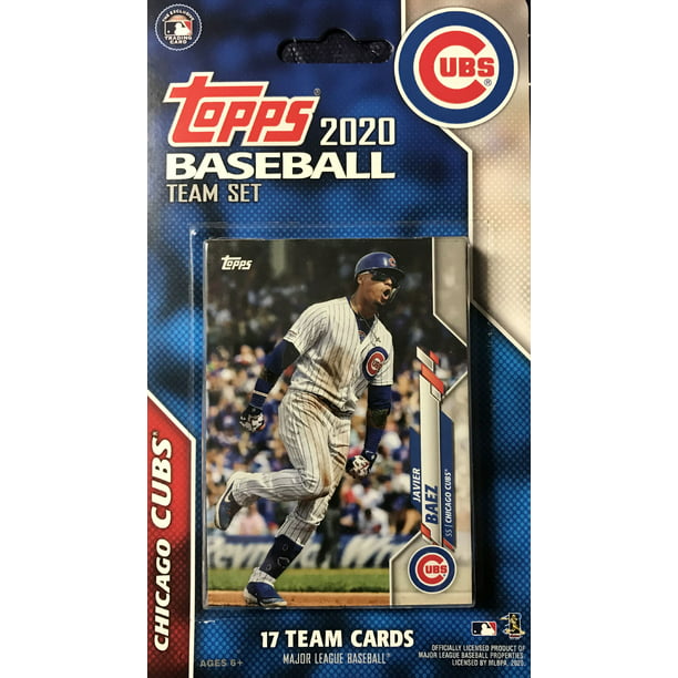 Chicago Cubs 2019 Topps Factory Sealed Limited Edition 17 Card Team Set with Kris Bryant and Javier Baez Plus 